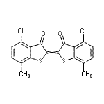 CAS#: 6371-31-9， 4-Chloro-2-(4-Chloro-7-Methyl-3-Oxo-1-Benzothiophen-2(3H)-Ylidene)-7-Methyl-1-Benzothiophen-3(2H)-One