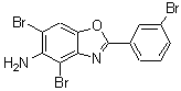 CAS#: 637302-92-2， 4,6-Dibromo-2-(3-bromophenyl)-1,3-benzoxazol-5-amine