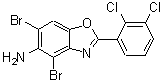 CAS#: 637303-12-9， 4,6-Dibromo-2-(2,3-dichlorophenyl)-1,3-benzoxazol-5-amine