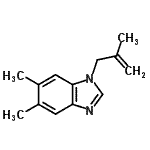 CAS#: 637324-97-1， 5,6-Dimethyl-1-(2-methyl-2-propen-1-yl)-1H-benzimidazole