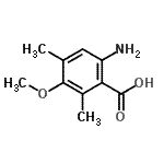 CAS#: 637347-87-6， 6-Amino-3-methoxy-2,4-dimethylbenzoic acid