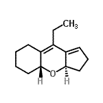 CAS#: 637761-02-5， (3aR,4aR)-9-Ethyl-2,3,3a,4a,5,6,7,8-octahydrocyclopenta[b]chromene