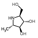 CAS#: 637771-89-2， (2S,3S,4S,5S)-2-(Hydroxymethyl)-5-methyl-3,4-pyrrolidinediol