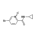 CAS#: 638219-79-1， 5-Bromo-N-cyclopropyl-2-pyridinecarboxamide 1-oxide