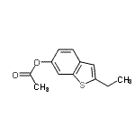 CAS#: 638219-85-9， 2-Ethyl-1-benzothiophen-6-yl acetate
