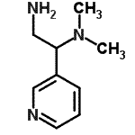 CAS#: 638220-38-9， N<sup>1</sup>,N<sup>1</sup>-Dimethyl-1-(3-pyridinyl)-1,2-ethanediamine