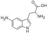 structure of CAS# 6383-69-3, 5-Amino-DL-Tryptophan;5-Amino-DL-Tryptophan, (SR)-2-Amino-3-(5-Aminoindolyl)Propionic Acid;DL-2-AMINO-3-(5-AMINOINDOLYL)PROPIONIC ACID;5-AMINO-DL-TRYPTOPHAN