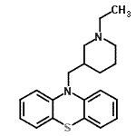CAS#: 63834-09-3， 10-[(1-Ethyl-3-Piperidinyl)Methyl]-10H-Phenothiazine