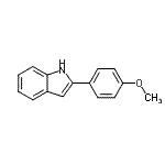 CAS#: 63834-14-0， 2-(4-Methoxyphenyl)-1H-Indole