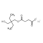 CAS#: 63834-78-6， Sodium 4-[2-Ethyl-2-(Hydroxymethyl)Butoxy]-4-Oxobutanoate