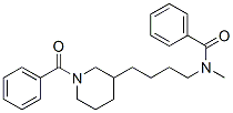 CAS 登录号：63867-61-8， 1-苯甲酰基-3-[4-(N-甲基苯甲酰氨基)丁基]哌啶