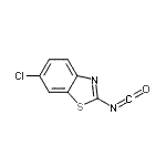 CAS#: 63876-65-3， 6-Chloro-2-isocyanato-1,3-benzothiazole