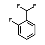 structure of CAS# 63878-70-6, 1-(Difluoromethyl)-2-fluorobenzene;2-(Difluoromethyl)-1-fluorobenzene;MFCD06657985