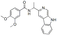 CAS#: 63885-53-0， N-(1-Methyl-9H-Pyrido[3,4-b]Indol-3-Ylmethyl)-3,4-Dimethoxybenzamide