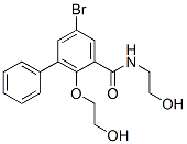 CAS#: 63887-01-4， 5-Bromo-2-(2-Hydroxyethoxy)-N-(2-Hydroxyethyl)-3-Phenylbenzamide