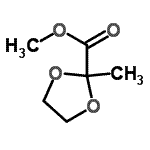 CAS#: 63892-20-6， Methyl 2-methyl-1,3-dioxolane-2-carboxylate