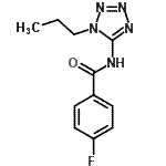 CAS#: 639048-60-5， 4-Fluoro-N-(1-propyl-1H-tetrazol-5-yl)benzamide