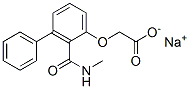 CAS#: 63906-41-2， 2-(N-Methylcarbamoyl)-3-Phenylphenoxyacetic Acid Sodium Salt