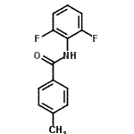 结构式 CAS# 639500-86-0, N-(2,6-二氟苯基)-4-甲基苯甲酰胺