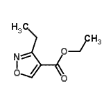 CAS#: 639523-11-8， Ethyl 3-ethyl-1,2-oxazole-4-carboxylate