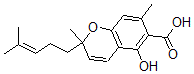 CAS#: 63953-75-3， 5-Hydroxy-2,7-dimethyl-2-(4-methylpent-3-enyl)chromene-6-carboxylic acid