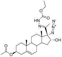 CAS#: 63973-99-9， Ethyl (3beta-Acetoxy-17-Azido-16alpha-Hydroxypregn-5-En-20-Ylidene)Carbazate