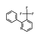 结构式 CAS# 639782-24-4, 2-苯基-3-(三氟甲基)吡啶