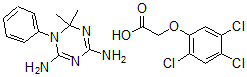 CAS#: 63979-37-3， 4,6-Diamino-1,2-dihydro-2,2-dimethyl-1-phenyl-1,3,5-triazine 2,4,5-trichlorophenoxyacetate