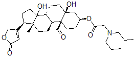 CAS#: 63979-68-0， Strophanthidin 3-[(Dipropylamino)Acetate]