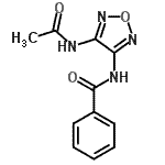 CAS#: 640238-21-7， N-(4-Acetamido-1,2,5-oxadiazol-3-yl)benzamide