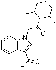 CAS#: 640260-00-0， 1-[2-(2,6-Dimethyl-1-piperidinyl)-2-oxoethyl]-1H-indole-3-carbaldehyde