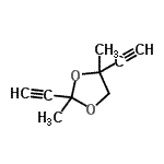 CAS#: 64031-37-4， 2,4-Diethynyl-2,4-dimethyl-1,3-dioxolane