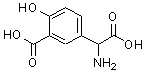 CAS#: 64043-84-1， 5-[Amino(carboxy)methyl]-2-hydroxybenzoic acid