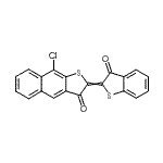 CAS#: 6406-15-1， 9-Chloro-2-(3-Oxo-1-Benzothiophen-2(3H)-Ylidene)Naphtho[2,3-b]Thiophen-3(2H)-One