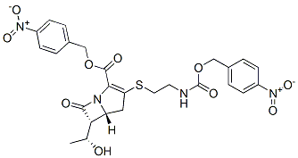 CAS#: 64067-13-6， (4-Nitrophenyl)Methyl [5R-[5alpha,6alpha(R*)]]-6-(1-Hydroxyethyl)-3-[[2-[[[(4-Nitrophenyl)Methoxy]Carbonyl]Amino]Ethyl]Thio]-7-Oxo-1-Azabicyclo[3.2.0]Hept-2-Ene-2-Carboxylate