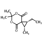 CAS#: 640728-53-6， (1R,2S)-1-Ethyl-2,6,6-trimethyl-5,7-dioxaspiro[2.5]octane-4,8-dione
