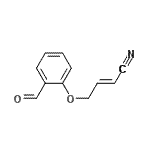 CAS#: 640737-18-4， (2E)-4-(2-Formylphenoxy)-2-butenenitrile