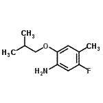 CAS#: 640768-02-1， 5-Fluoro-2-isobutoxy-4-methylaniline