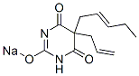 CAS#: 64082-42-4， 5-Allyl-5-(2-Penten-1-Yl)-2-Sodiooxy-4,6(1H,5H)-Pyrimidinedione