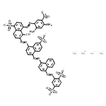 CAS#: 6409-85-4， Tetrasodium 2-[(4-{[4-({8-[(2,4-Diamino-5-Nitrophenyl)Diazenyl]-1-Hydroxy-5-Sulfonato-2-Naphthyl}Diazenyl)-6-Sulfonato-1-Naphthyl]Diazenyl}-1-Naphthyl)Diazenyl]-1,4-Benzenedisulfonate