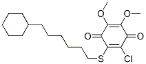 CAS#: 64102-03-0， 5-Chloro-6-[(6-Cyclohexylhexyl)Thio]-2,3-Dimethoxy-1,4-Benzoquinone