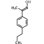 结构式 CAS# 64128-26-3, (1E)-N-羟基-1-(4-丙基苯基)乙烷亚胺