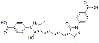 CAS#: 64137-49-1， 4-[4-[5-[1-(4-Carboxyphenyl)-1,5-Dihydro-3-Methyl-5-Oxo-4H-Pyrazole-4-Ylidene]-1,3-Pentadienyl]-5-Hydroxy-3-Methyl-1H-Pyrazole-1-Yl]Benzoic Acid