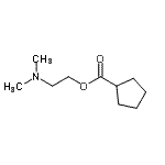 CAS#: 64153-57-7， 2-(Dimethylamino)ethyl cyclopentanecarboxylate