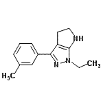 CAS#: 641586-42-7， 1-Ethyl-3-(3-methylphenyl)-1,4,5,6-tetrahydropyrrolo[2,3-c]pyrazole