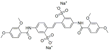 CAS#: 6416-25-7， Disodium 4,4'-bis(2,4-dimethoxybenzamido)-2,2'-stilbenedisulfonate