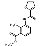 CAS#: 641604-61-7， Methyl 3-(2-furoylamino)-2-methylbenzoate