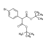 CAS#: 641638-37-1， Bis(2-methyl-2-propanyl) (4-bromophenyl)malonate
