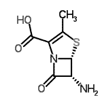 CAS#: 64195-73-9， (5R,6R)-6-Amino-3-methyl-7-oxo-4-thia-1-azabicyclo[3.2.0]hept-2-ene-2-carboxylic acid