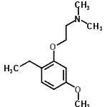 CAS#: 642494-83-5， 2-(2-Ethyl-5-methoxyphenoxy)-N,N-dimethylethanamine